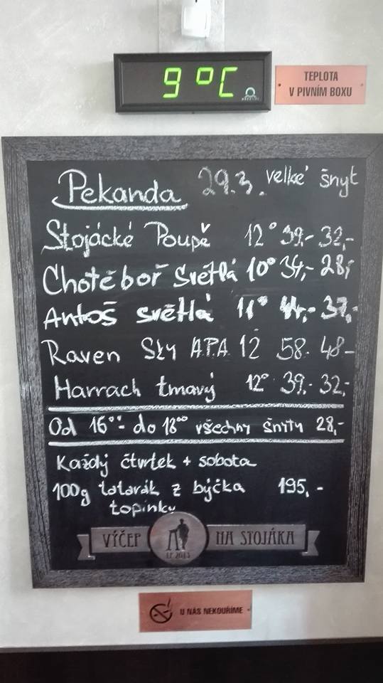 Výčep Na stojáka Pekanda 29.03.2016