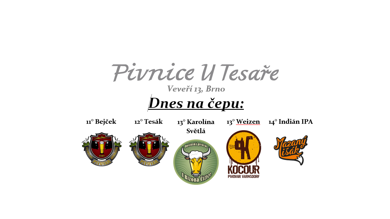 Pivnice U Tesaře 13.03.2016