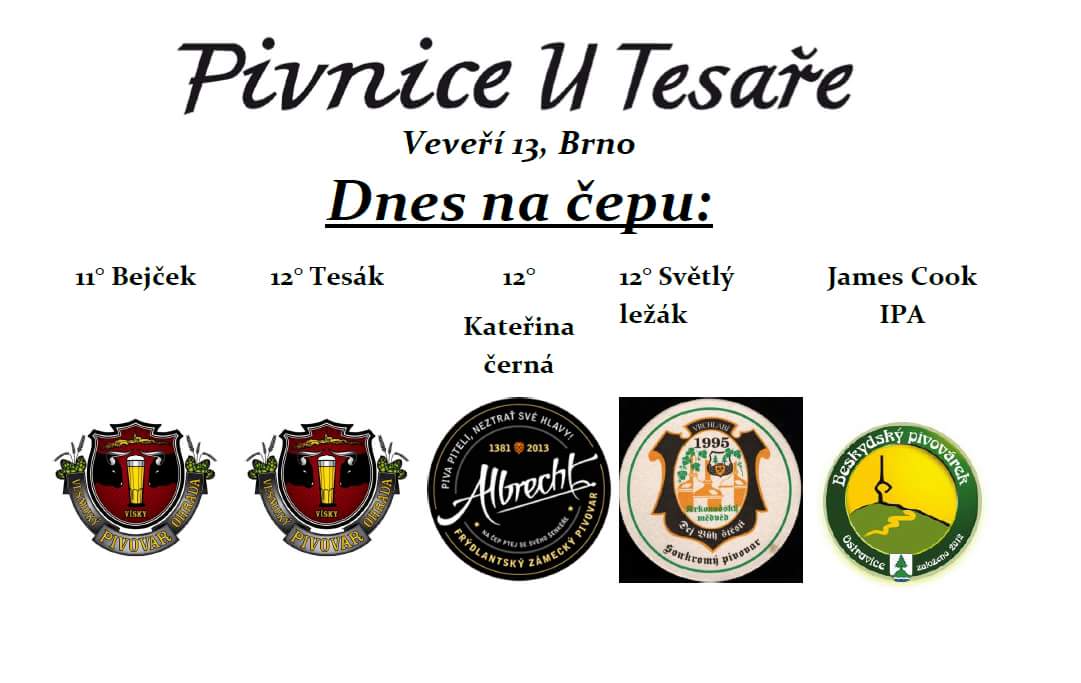 Pivnice U Tesaře 07.05.2016