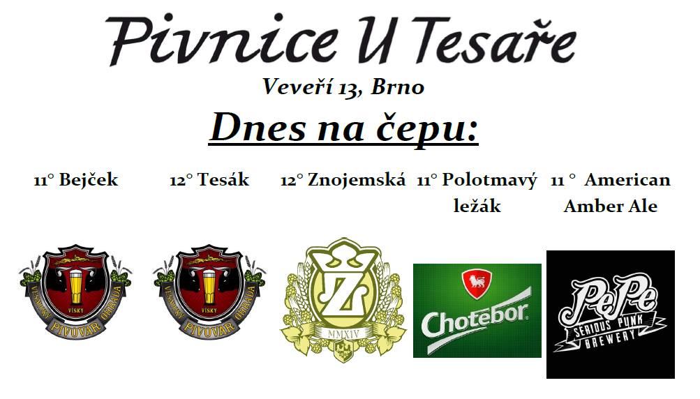 Pivnice U Tesaře 01.06.2016