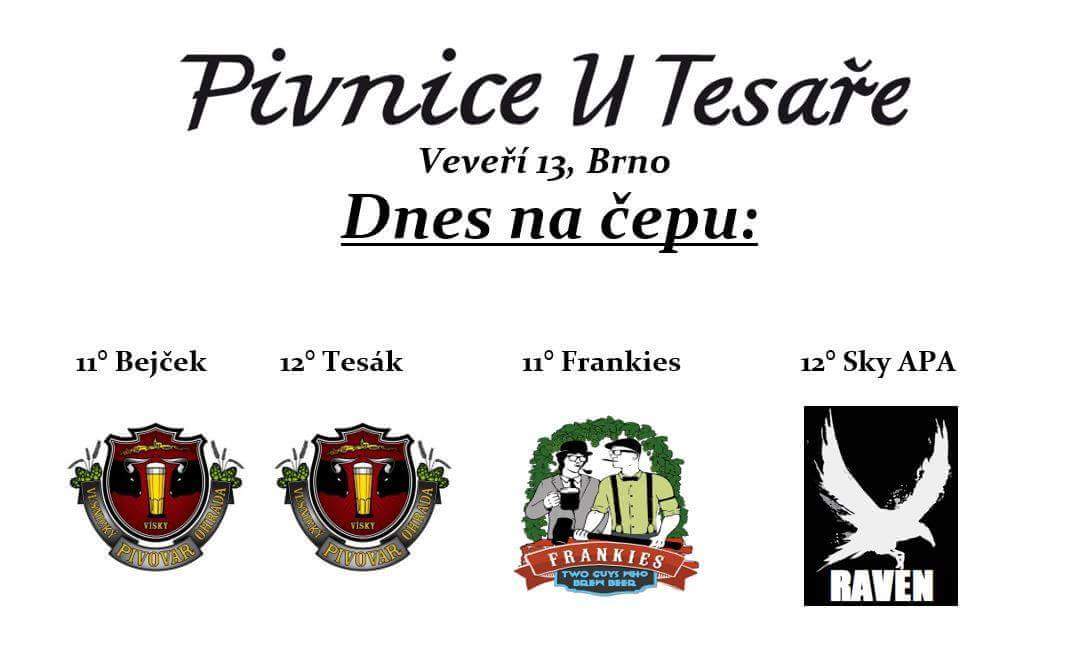 Pivnice U Tesaře 13.08.2016